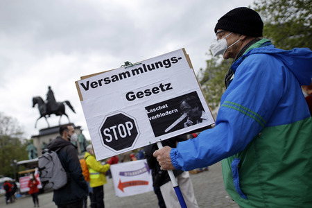Demo gegen das Versammlungsgesetz NRW in Köln