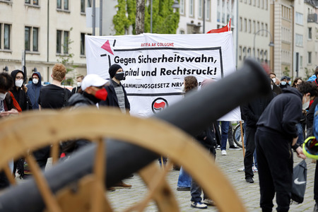 Demo gegen das Versammlungsgesetz NRW in Köln