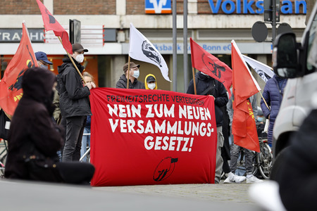 Demo gegen das Versammlungsgesetz NRW in Köln