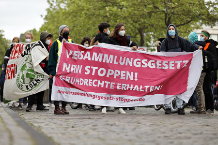 Demo gegen das Versammlungsgesetz NRW in Köln
