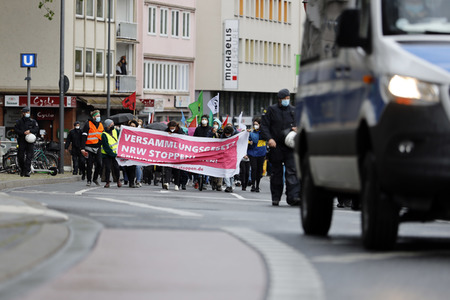 Demo gegen das Versammlungsgesetz NRW in Köln