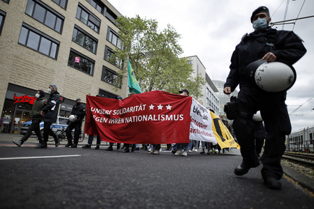 Demo gegen das Versammlungsgesetz NRW in Köln