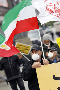 Demo für die Opposition im Iran in Köln