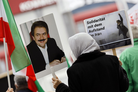 Demo für die Opposition im Iran in Köln
