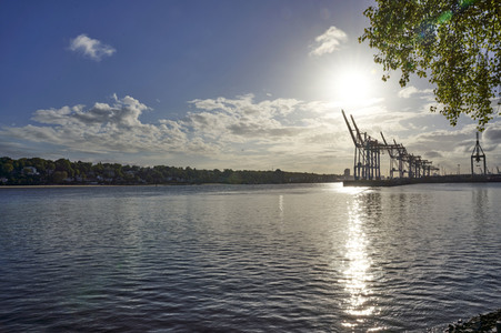 Containerterminal Burchardkai in Hamburg