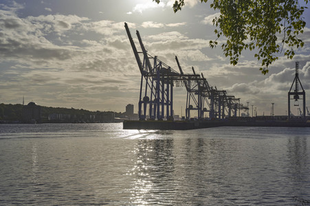 Containerterminal Burchardkai in Hamburg
