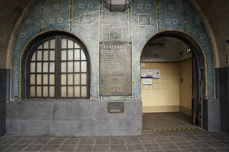 Alter Elbtunnel in Hamburg