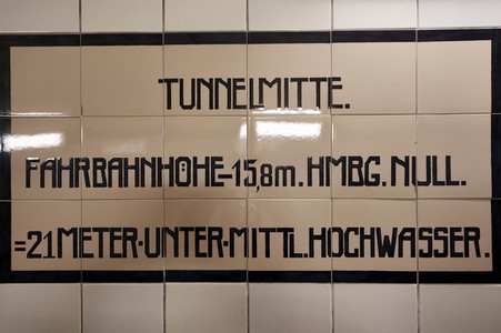 Alter Elbtunnel in Hamburg