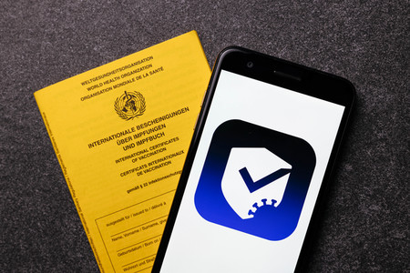 Symbolfoto CovPass-App