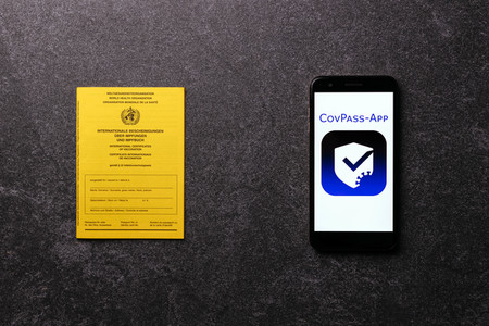 Symbolfoto CovPass-App