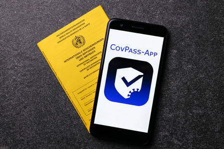 Symbolfoto CovPass-App