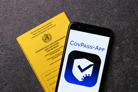 Symbolfoto CovPass-App