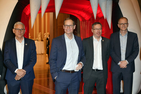 Empfang der Eisbären Berlin im Roten Rathaus in Berlin