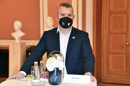 Empfang der Eisbären Berlin im Roten Rathaus in Berlin