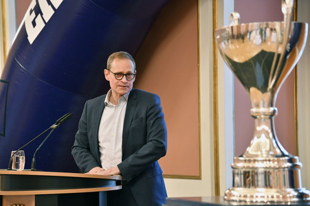 Empfang der Eisbären Berlin im Roten Rathaus in Berlin