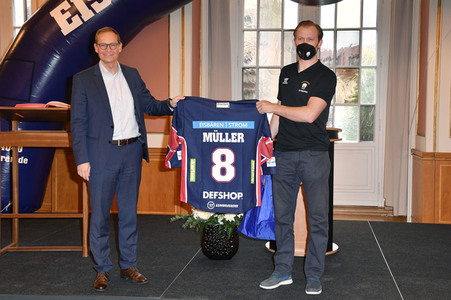 Empfang der Eisbären Berlin im Roten Rathaus in Berlin