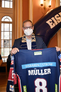 Empfang der Eisbären Berlin im Roten Rathaus in Berlin