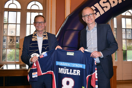 Empfang der Eisbären Berlin im Roten Rathaus in Berlin