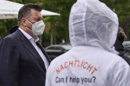 Besuch beim Pilotprojekt 'Nachtlichter' in Berlin