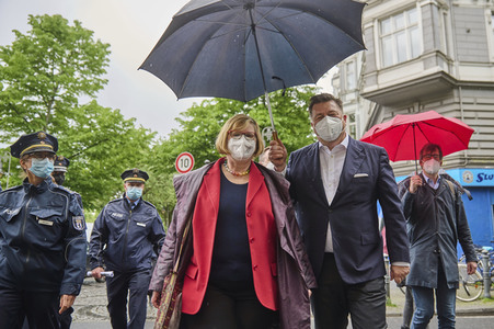 Besuch beim Pilotprojekt 'Nachtlichter' in Berlin