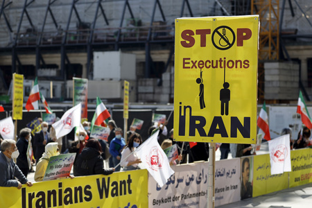 Iran-Demo in Köln
