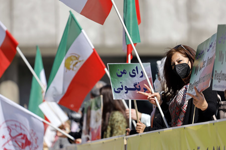 Iran-Demo in Köln