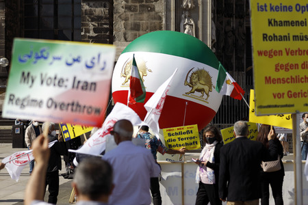 Iran-Demo in Köln