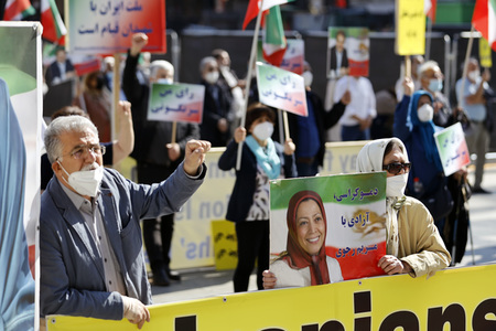 Iran-Demo in Köln