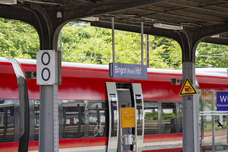 Der Hauptbahnhof in Bingen