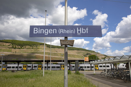 Der Hauptbahnhof in Bingen