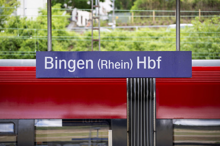 Der Hauptbahnhof in Bingen