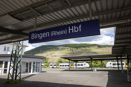 Der Hauptbahnhof in Bingen