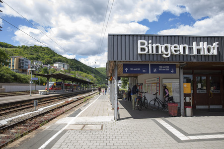 Der Hauptbahnhof in Bingen