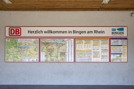 Der Hauptbahnhof in Bingen