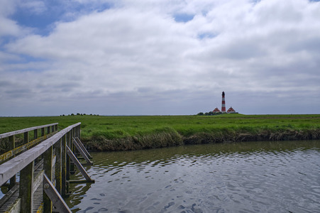 Leuchtturm Westerheversand bei Westerhever