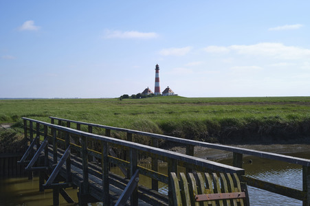 Leuchtturm Westerheversand bei Westerhever