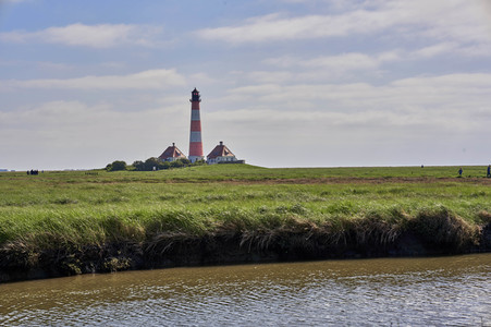 Leuchtturm Westerheversand bei Westerhever