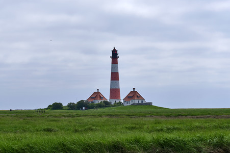 Leuchtturm Westerheversand bei Westerhever