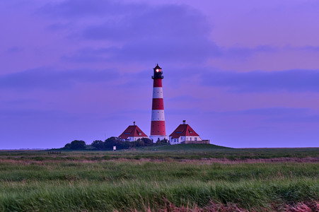 Leuchtturm Westerheversand bei Westerhever