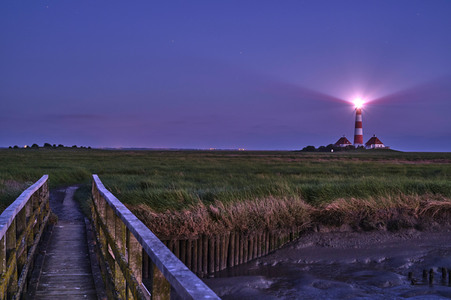 Leuchtturm Westerheversand bei Westerhever