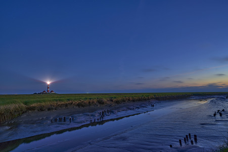 Leuchtturm Westerheversand bei Westerhever