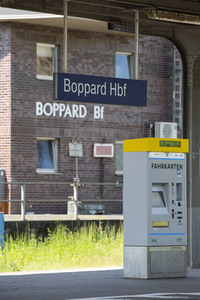 Der Hauptbahnhof in Boppard