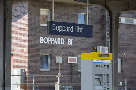 Der Hauptbahnhof in Boppard