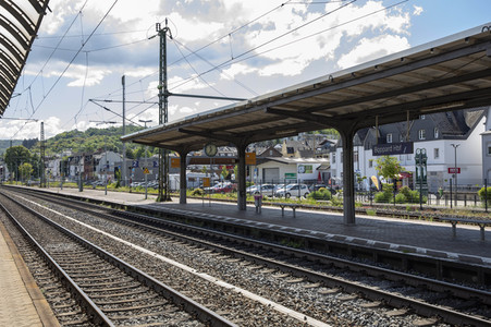 Der Hauptbahnhof in Boppard