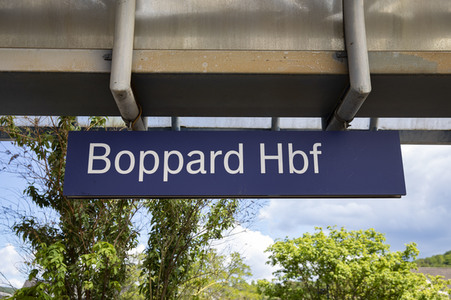 Der Hauptbahnhof in Boppard