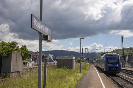 Der Hauptbahnhof in Boppard