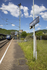 Der Hauptbahnhof in Boppard