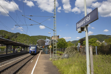 Der Hauptbahnhof in Boppard