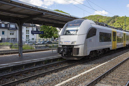 Der Hauptbahnhof in Boppard