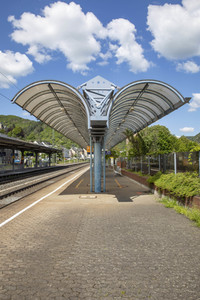 Der Hauptbahnhof in Boppard